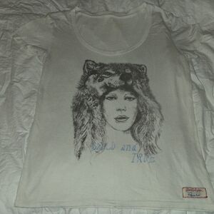 True Religion Cream Graphic Tee